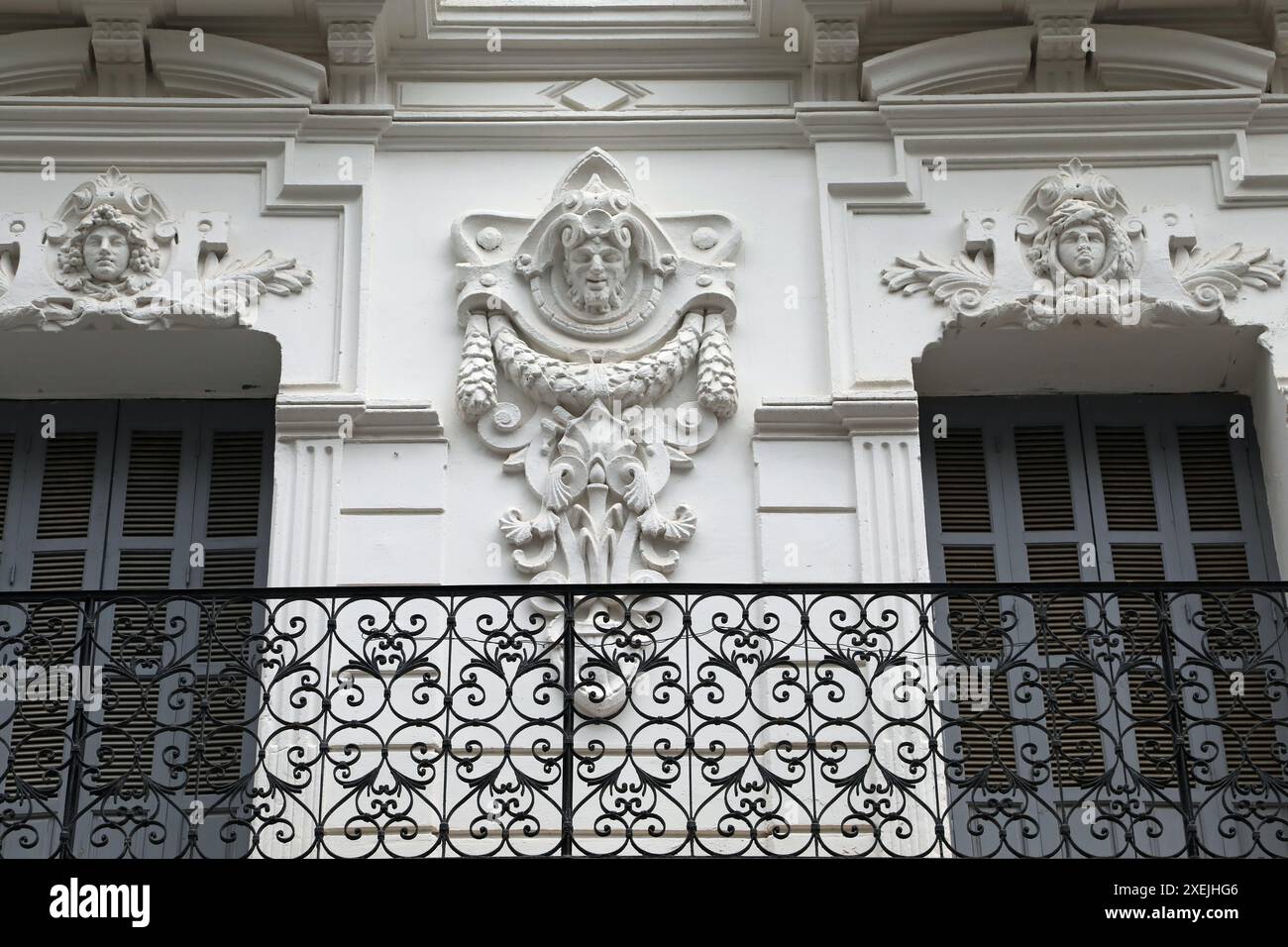 Achitecture patrimoniale à Alger Banque D'Images