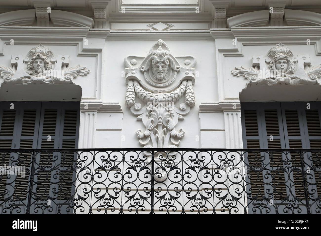Achitecture patrimoniale à Alger Banque D'Images