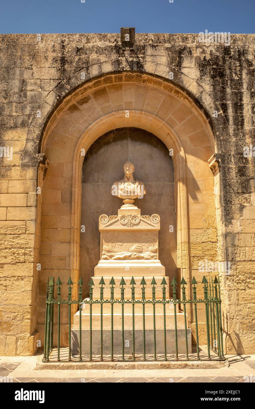 Jardins Barrakka supérieur, La Valette, Malte Banque D'Images