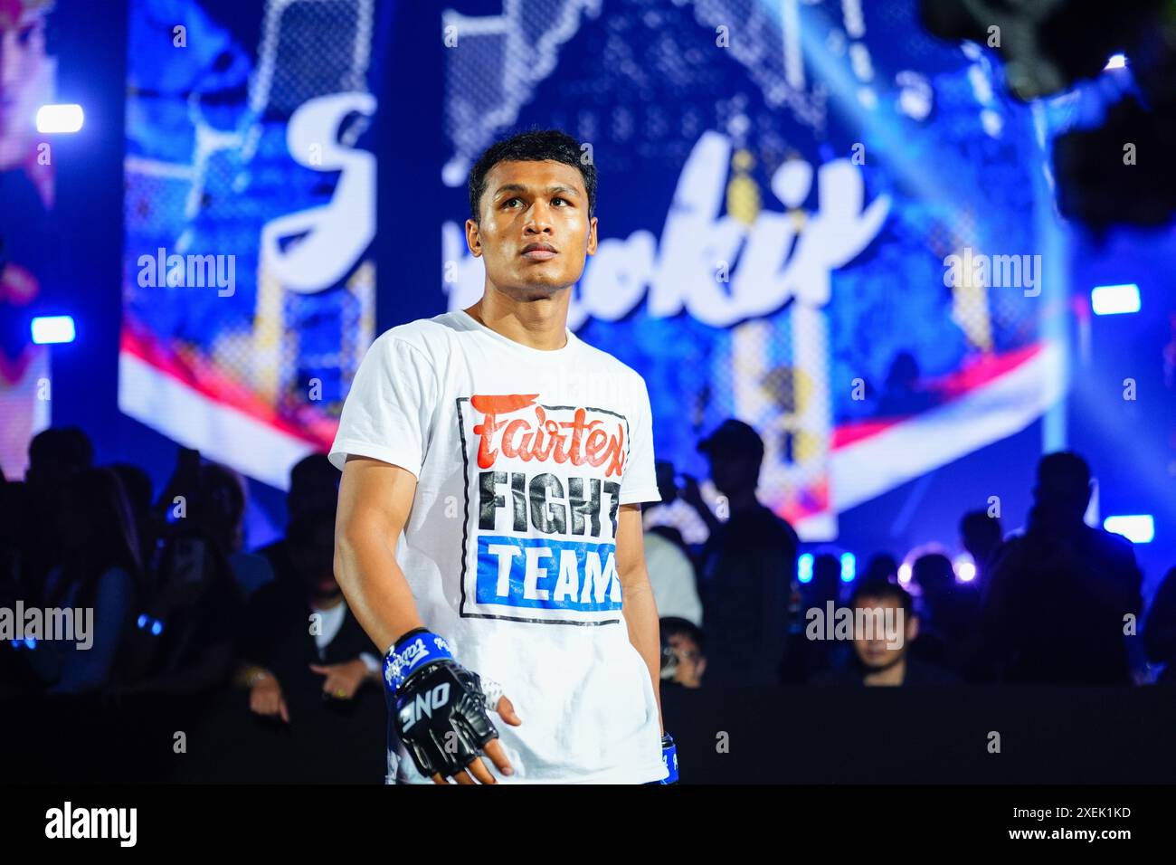 Bangkok, Thaïlande. 08 juin 2024. JO Nattawut vu lors du ONE 167 match à IMPACT Arena, Exhibition and Convention Center. Crédit : SOPA images Limited/Alamy Live News Banque D'Images