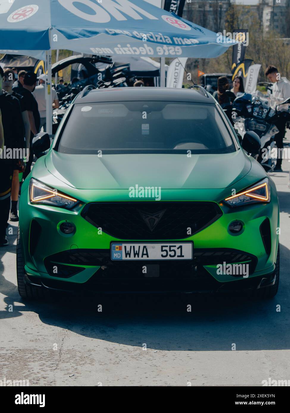 Vert 2022 CUPRA Formentor Banque D'Images