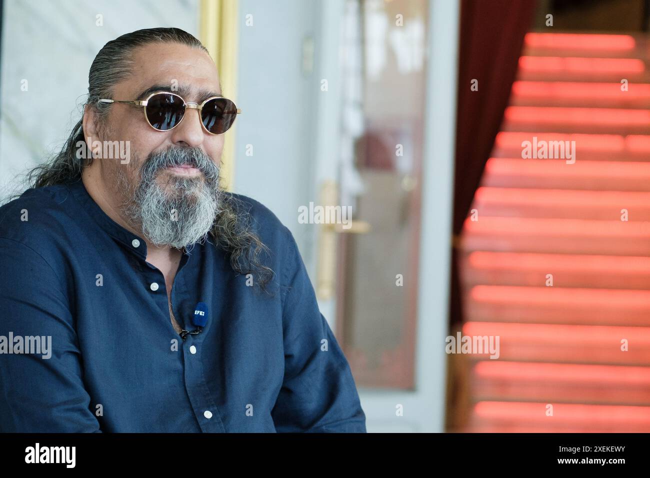 Madrid, Espagne. 28 juin 2024. Le chanteur de flamenco Diego El Cigala présente la tournée nationale 'Diego El Cigala Canta a México' au Théâtre Calderón le 28 juin 2024 à Madrid, Espagne. Crédit : Sipa USA/Alamy Live News Banque D'Images