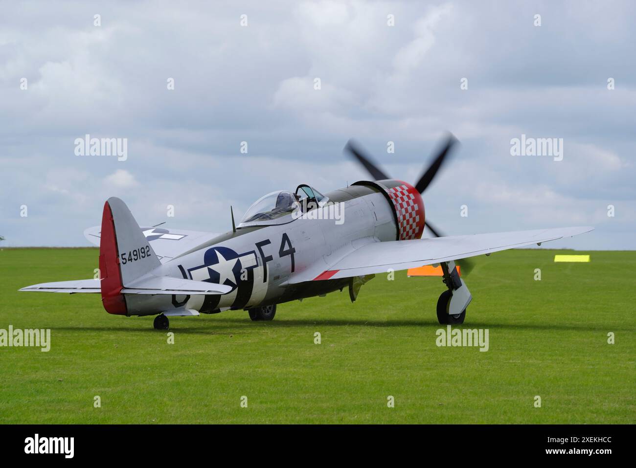 Republic, P-47D, Thunderbolt, 45-49192, G-THUN, Sywell, Air Display, Banque D'Images