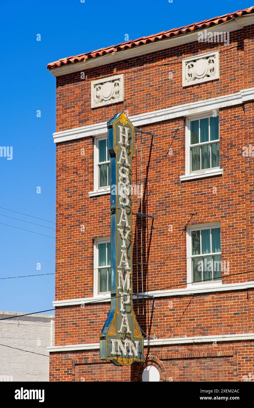 1927 style Renaissance coloniale espagnole Hassayampa Inn dans le centre-ville de Prescott Arizona — avril 2024 Banque D'Images