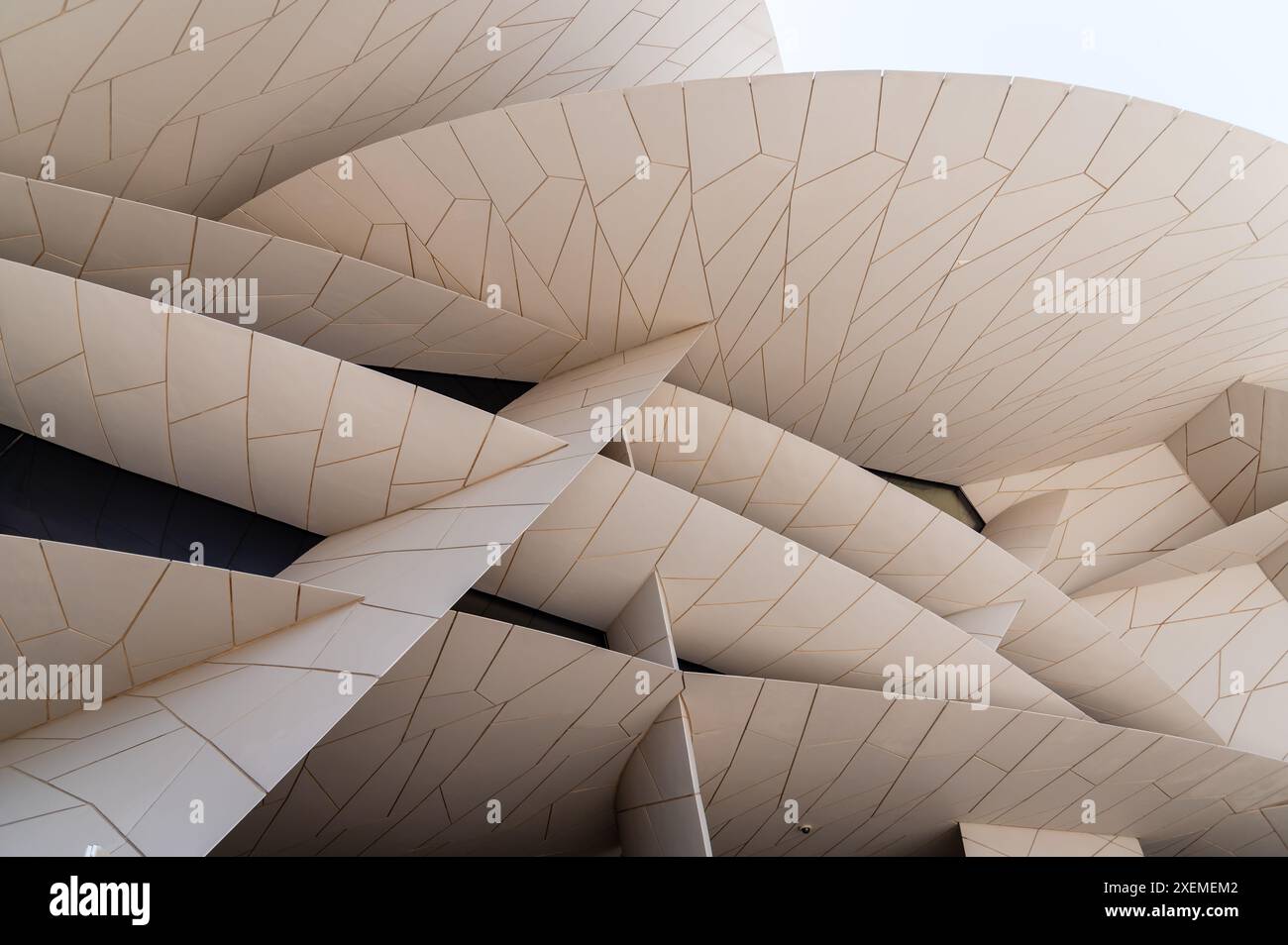 Musée national du Qatar, Doha, Qatar Banque D'Images