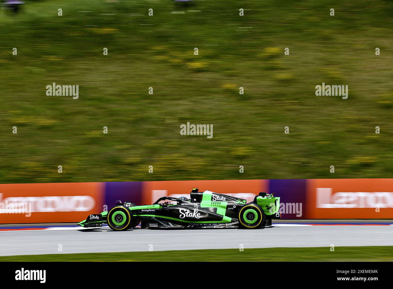 Lors des essais libres 1 du Grand Prix d'Autriche de formule 1 Qatar Airways 2024, RedBull Ring, Spielberg, Autriche 28 juin 2024 crédit : Independent photo Agency Srl/Alamy Live News Banque D'Images