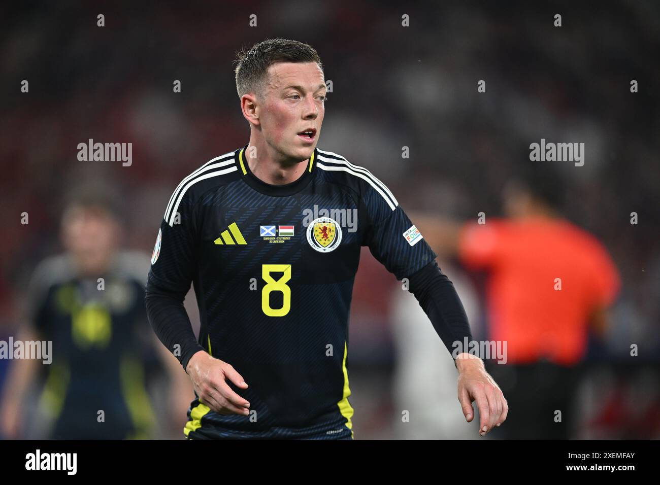 STUTTGART, ALLEMAGNE - 23 JUIN : Callum McGregor, de l'Écosse, lors du match de la phase de groupes de l'UEFA EURO 2024 entre l'Écosse et la Hongrie au Stuttgart Arena Banque D'Images