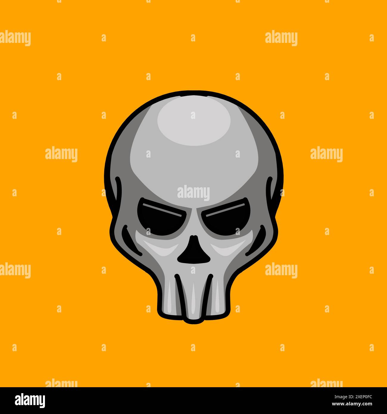 Illustration vectorielle de fond Halloween heureuse. Conception d'affiche de monstre effrayant Illustration de Vecteur