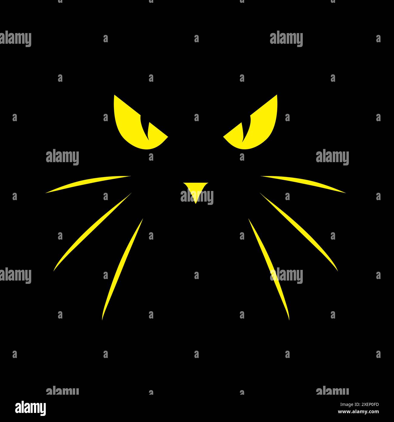 Illustration vectorielle de fond Halloween heureuse. Conception d'affiche de monstre effrayant Illustration de Vecteur