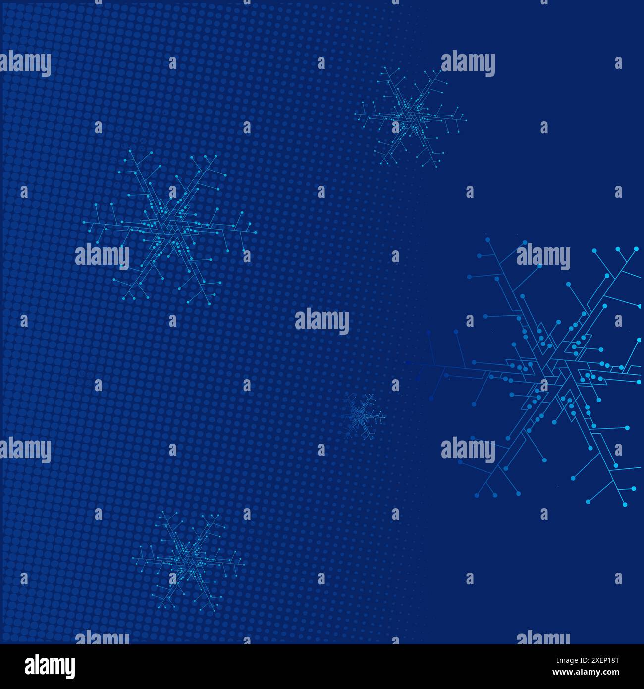 Fond de système géométrique et de connexion de haute technologie avec abstrait de données numériques. Fond d'écran électronique bleu foncé. Illustration vectorielle Illustration de Vecteur