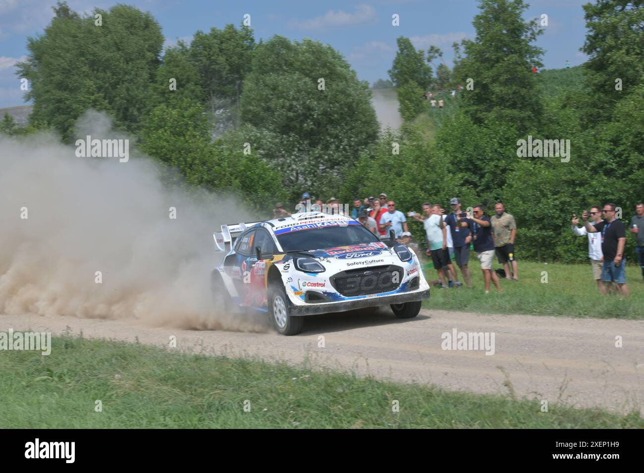 Adrien FOURMAUX (FRA) / Alexandre CORIA (FRA), FORD Puma Rally1, Team : M-Sport Ford WRT (GBR) Motorsport, FIA WRC, 80. Rallye Pologne, Championnat du monde des rallyes, Polen, SS5, WP5, Stanczyki2, 28.06.2024 Foto : Eibner-Pressefoto/Juergen Augst Banque D'Images