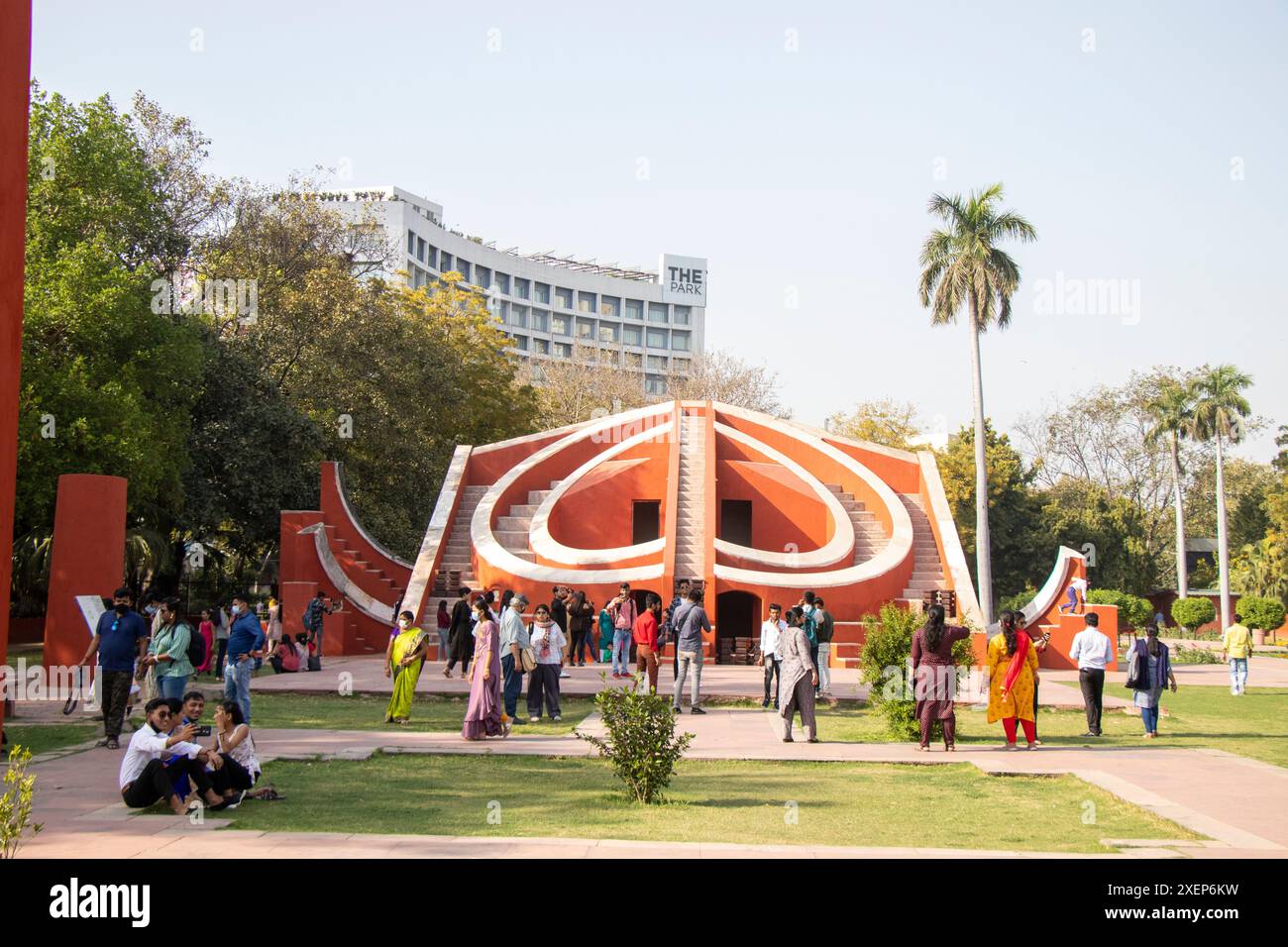 Jantar Mantar Ancient Architecture, New Delhi, Inde Banque D'Images