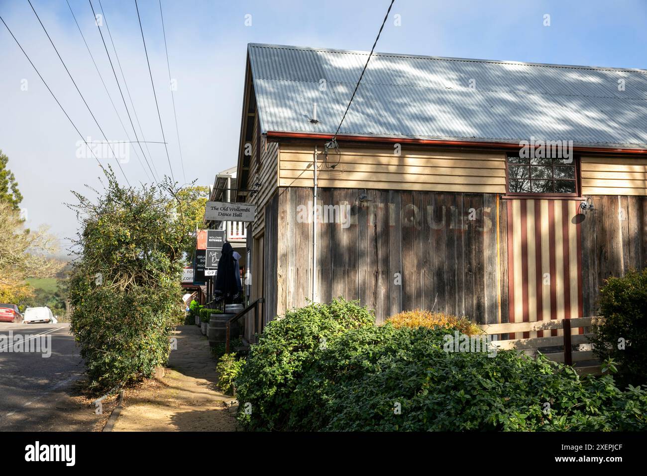 Village historique de Wollombi dans la région de Hunter en Nouvelle-Galles du Sud, la salle de danse Old Wollombi et centre d'événements, NSW, Australie, 2024 Banque D'Images