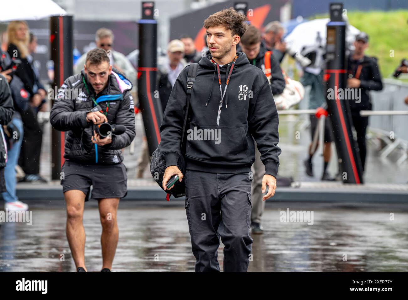 Spielberg, Autriche, juin 27, Pierre Gasly, de France, concourt pour Alpine . The Build Up, 11e manche du championnat de formule 1 2024. Crédit : Michael Potts/Alamy Live News Banque D'Images