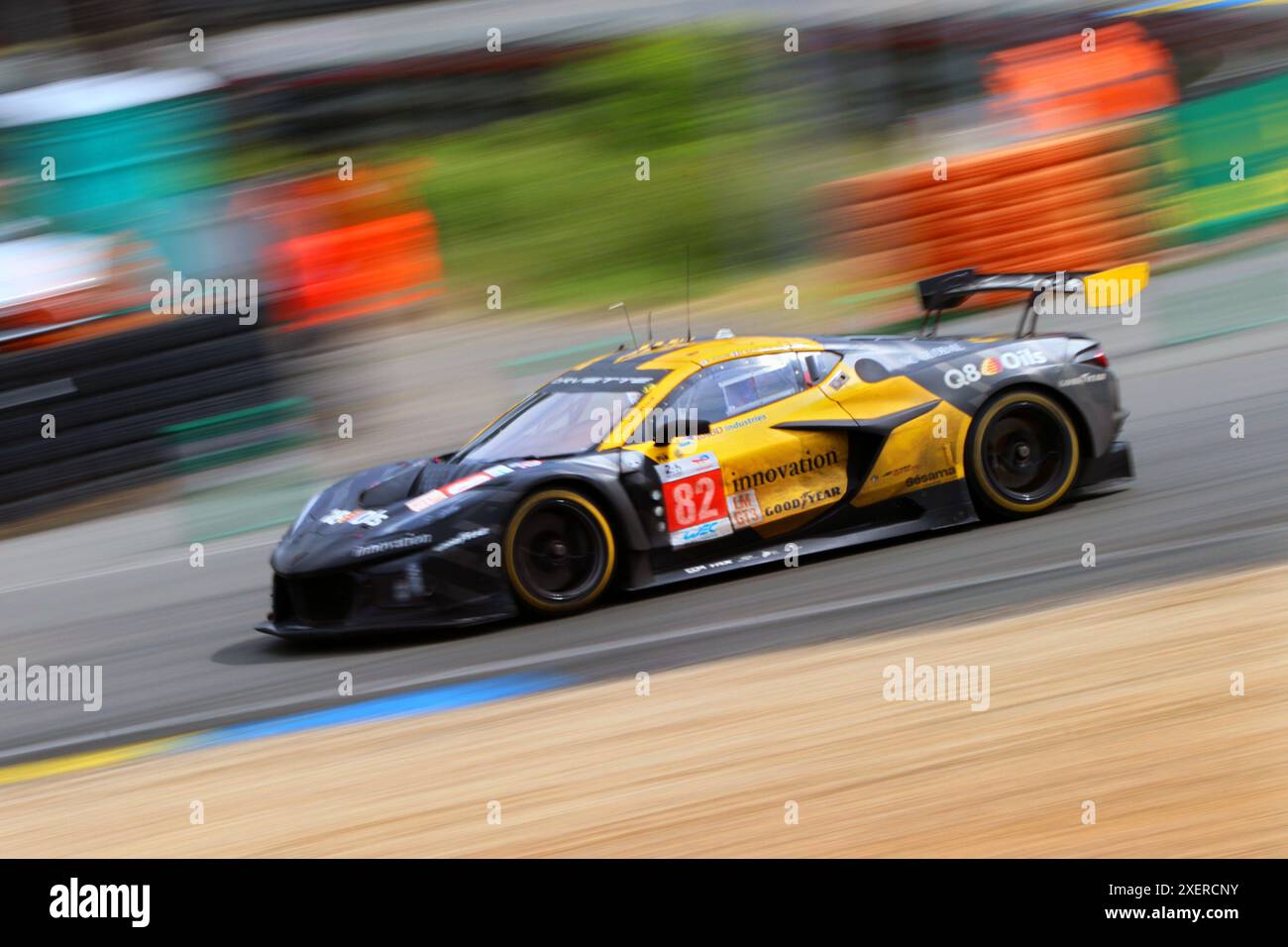 2024 LE MANS 24 H - TF SPORT CORVETTE KOIZUMI H. BAUD S. JUNCADELLA D. Banque D'Images