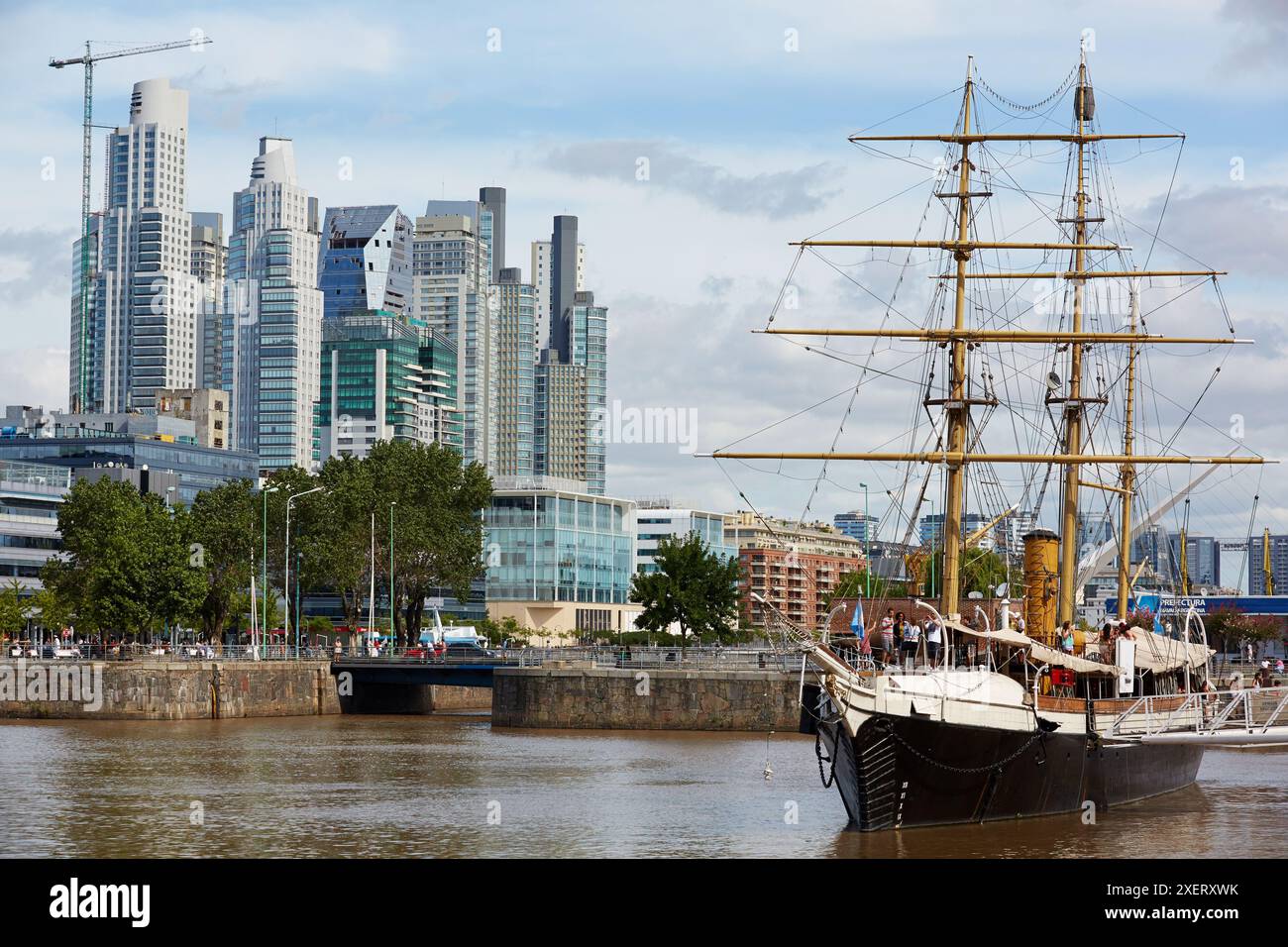 Museo Fragata Sarmiento. Puerto Madero. Buenos Aires. Argentine. Banque D'Images