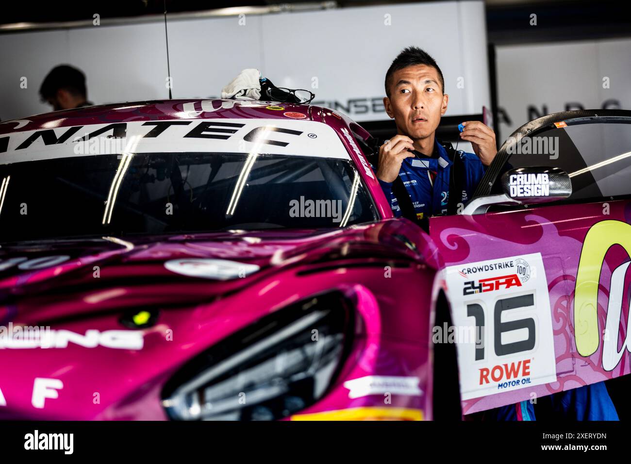 RIO (hkg), PUN David (CHN), Tse Kevin (hkg), DONTJE Indy (nld), Mercedes AMG GT3 EVO, portrait lors des 24 heures de Spa CrowdStrike 2024, 2ème course de la GT World Challenge Europe Endurance Cup 2024, du 26 au 30 juin 2024 sur le circuit de Spa-Francorchamps, à Stavelot, Belgique Banque D'Images