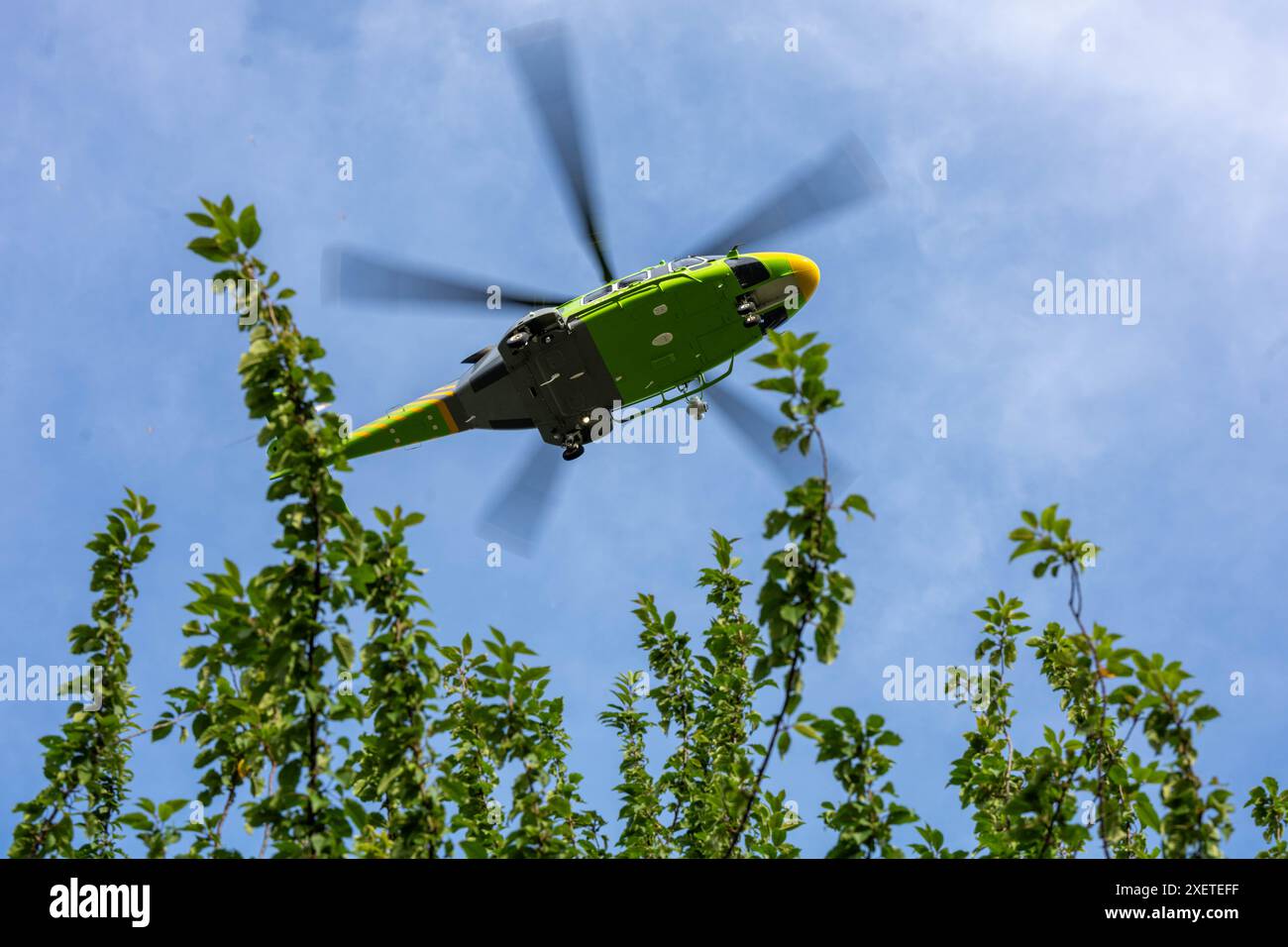 Brentwood Essex 29 juin 2024 incident d'urgence médicale avec le déploiement de l'ambulance aérienne Essex. Crédit : Ian Davidson/Alamy Live News Banque D'Images