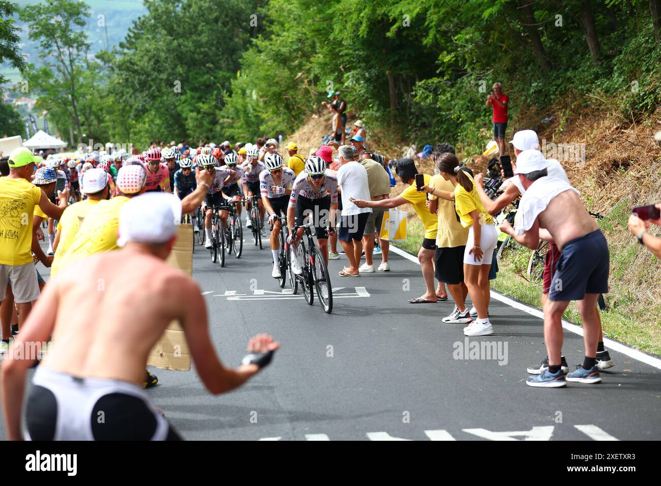 RIMINI, ITALIE - JUIN 29 : illustration photo lors de l'étape 1 de la 111ème édition du Tour de France 2024, une étape de 206 kms avec départ à Florence et arrivée à Rimini le 29 juin 2024 à Rimini, Italie, 29/06/2024 ( photo par Luca Bettini / Pool / GodingImages crédit: Peter Goding/Alamy Live News Banque D'Images
