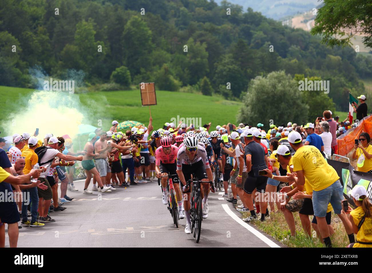 RIMINI, ITALIE - JUIN 29 : illustration photo lors de l'étape 1 de la 111ème édition du Tour de France 2024, une étape de 206 kms avec départ à Florence et arrivée à Rimini le 29 juin 2024 à Rimini, Italie, 29/06/2024 ( photo par Luca Bettini / Pool / GodingImages crédit: Peter Goding/Alamy Live News Banque D'Images