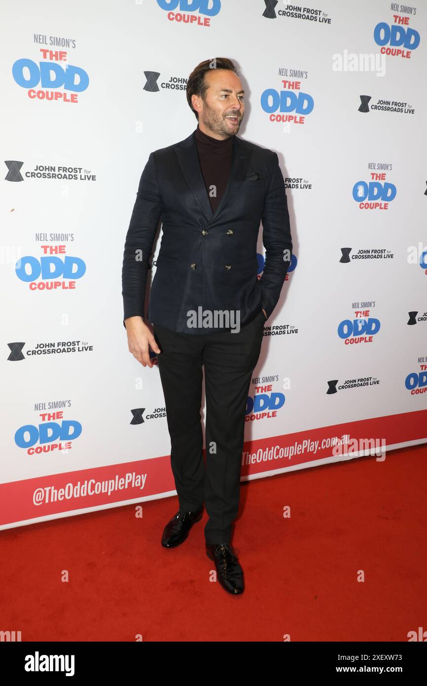 Sydney, Australie. 30 juin 2024. Nick Hardcastle assiste à la première de The ODD couple à Sydney au Theatre Royal Sydney, King Street. Crédit : Richard Milnes/Alamy Live News Banque D'Images