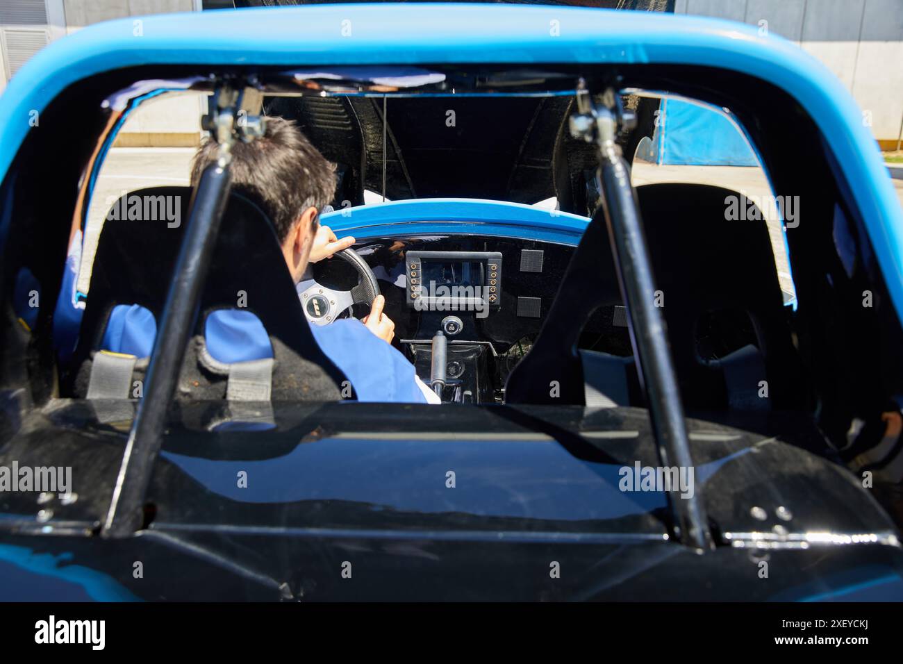 Dynacar, véhicule électrique, chercheurs travaillent dans la voiture électrique, unité industrie, industrie automobile, Centre technologique, Tecnalia recherche & innovation, de Banque D'Images