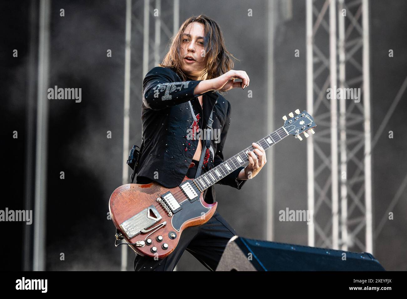 Greta Van Fleet à tonnes of Rock à Oslo, en Norvège, le 29 juin 2024 Banque D'Images