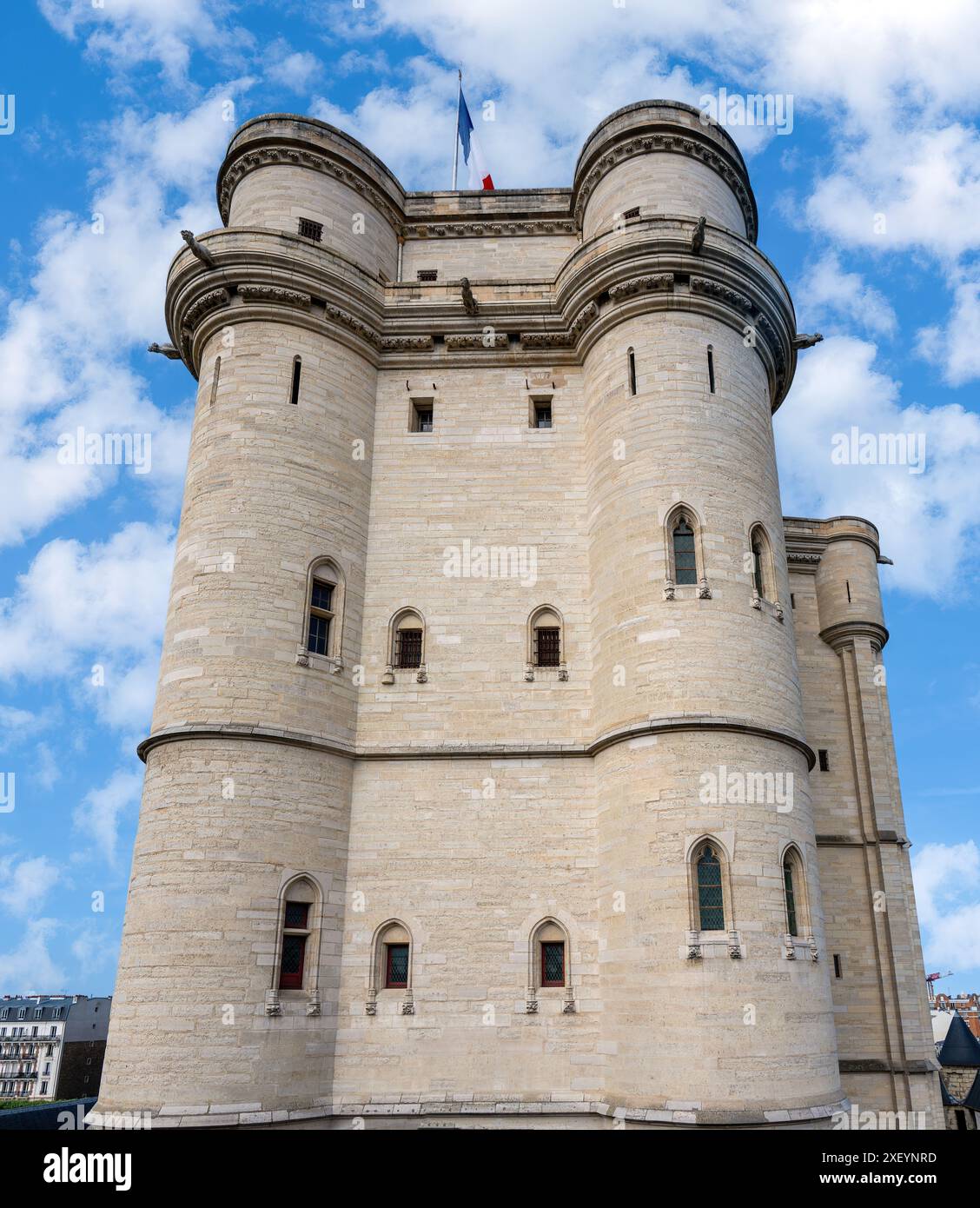 Donjon du Château de Vincennes près de Paris - France Banque D'Images