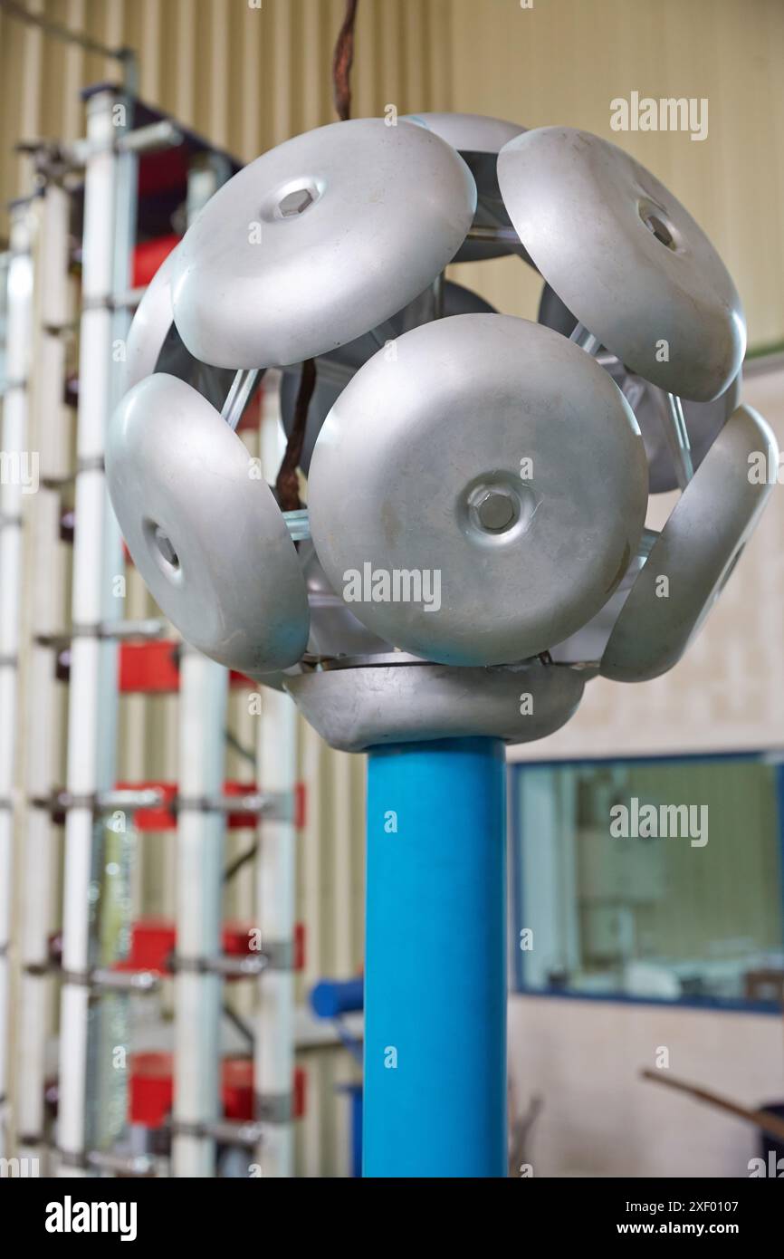 Laboratoire électrique haute tension. Certification des équipements électriques. Services technologiques à l'industrie. TECNALIA recherche & innovation, BIZKAIA, Banque D'Images