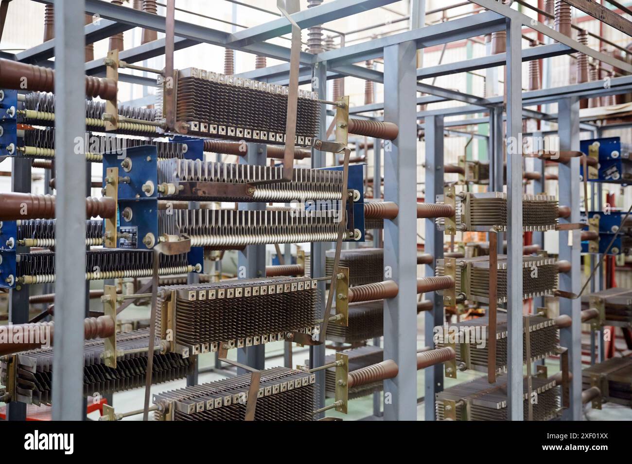 Laboratoire électrique de puissance. Certification des équipements électriques. Services technologiques à l'industrie. TECNALIA recherche & innovation, Bizkaia, Basque Banque D'Images