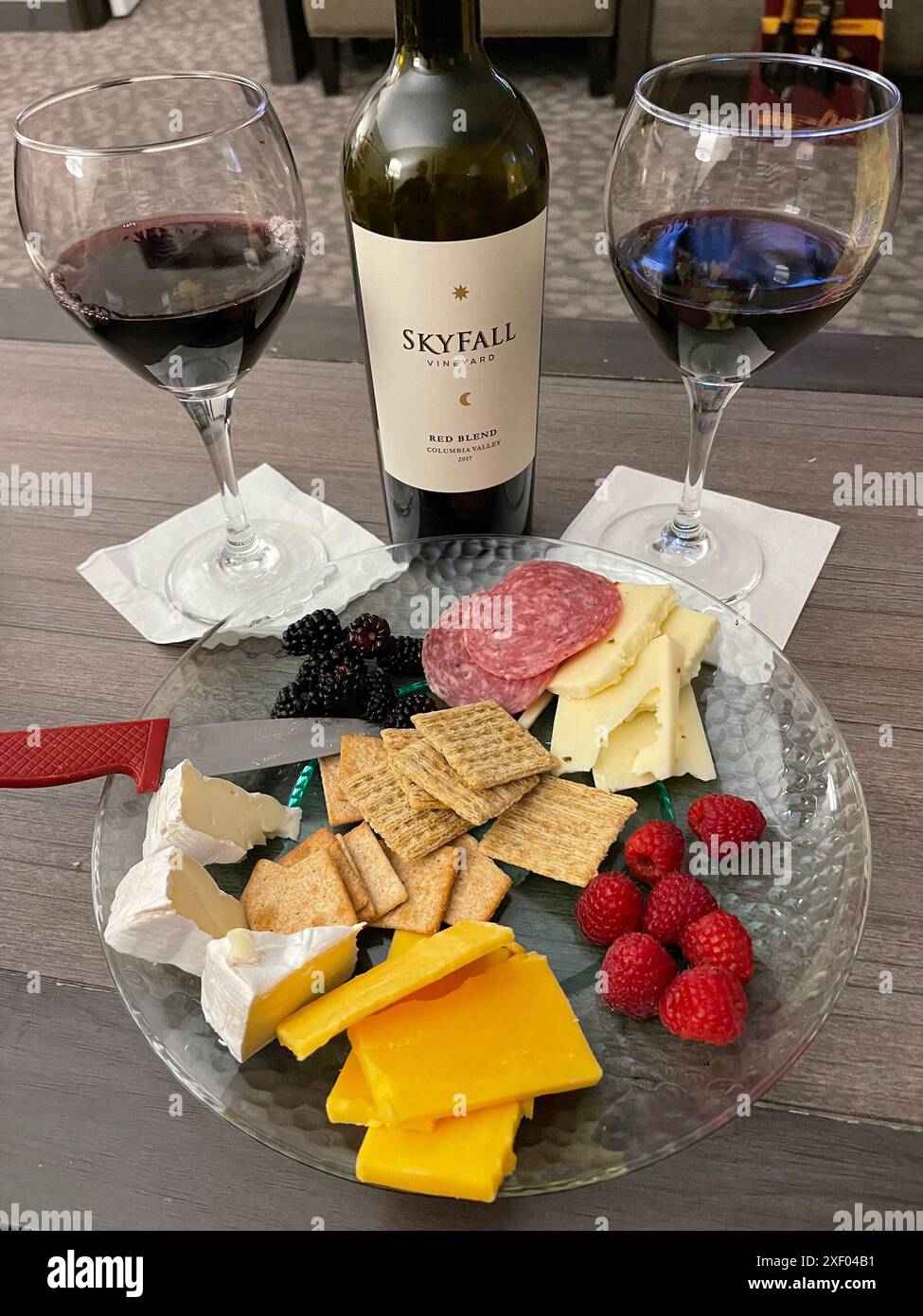 Alimentation et boissons aux États-Unis et au Canada Banque D'Images