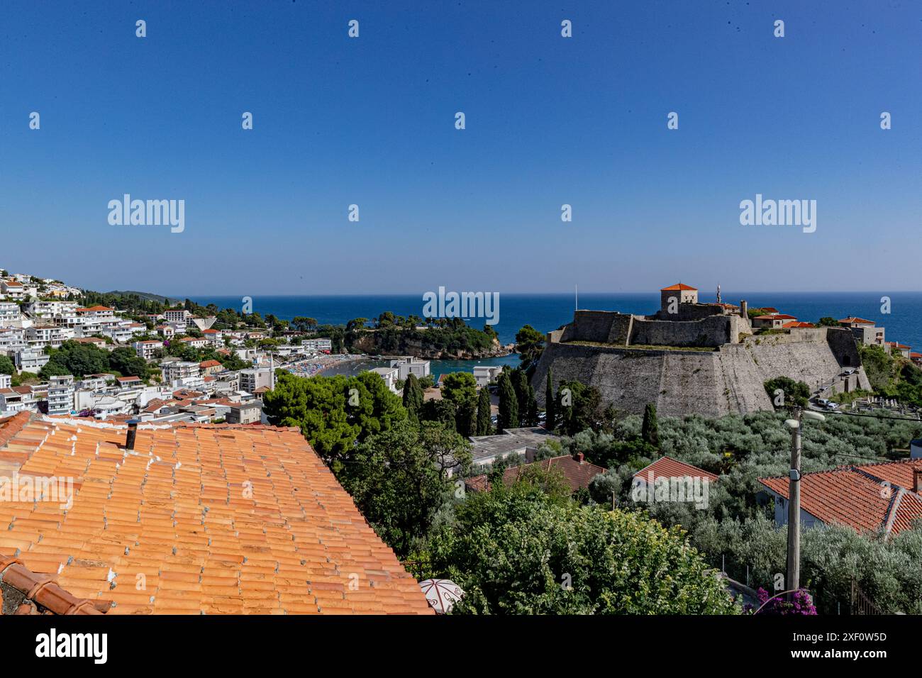 Ulcinj, Monténégro. 29 juin 2024. Il s'agit d'une vue du château d'Ulcinj, situé dans la vieille ville d'Ulcinj, Monténégro, prise le samedi 29 juin 2024. (VX photo/Vudi Xhymshiti) crédit : VX Pictures/Alamy Live News Banque D'Images