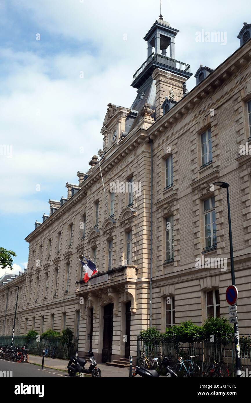 Lycée Georges Clemenceau, Nantes France Banque D'Images