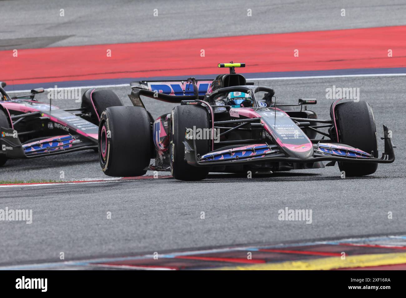 Spielberg, Autriche. 30 juin 2024. Grand Prix d'Autriche de formule 1 Quatar Airlines au Red Bull Ring, Autriche. Photo : Pierre Gasly (FRA) de l'équipe BWT Alpine F1 Team en Alpine A524 pendant la course © Piotr Zajac/Alamy Live News Banque D'Images