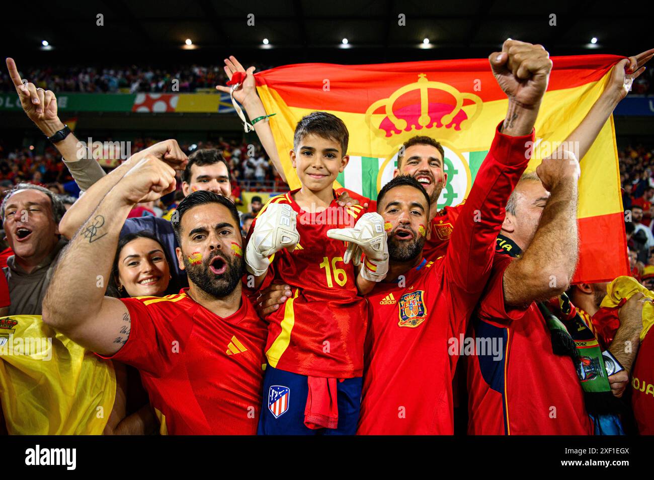 Repro Billet UEFA Euro 2024 – Espagne Vs Géorgie – Match Cologne N°39 – Ticket Souvenir