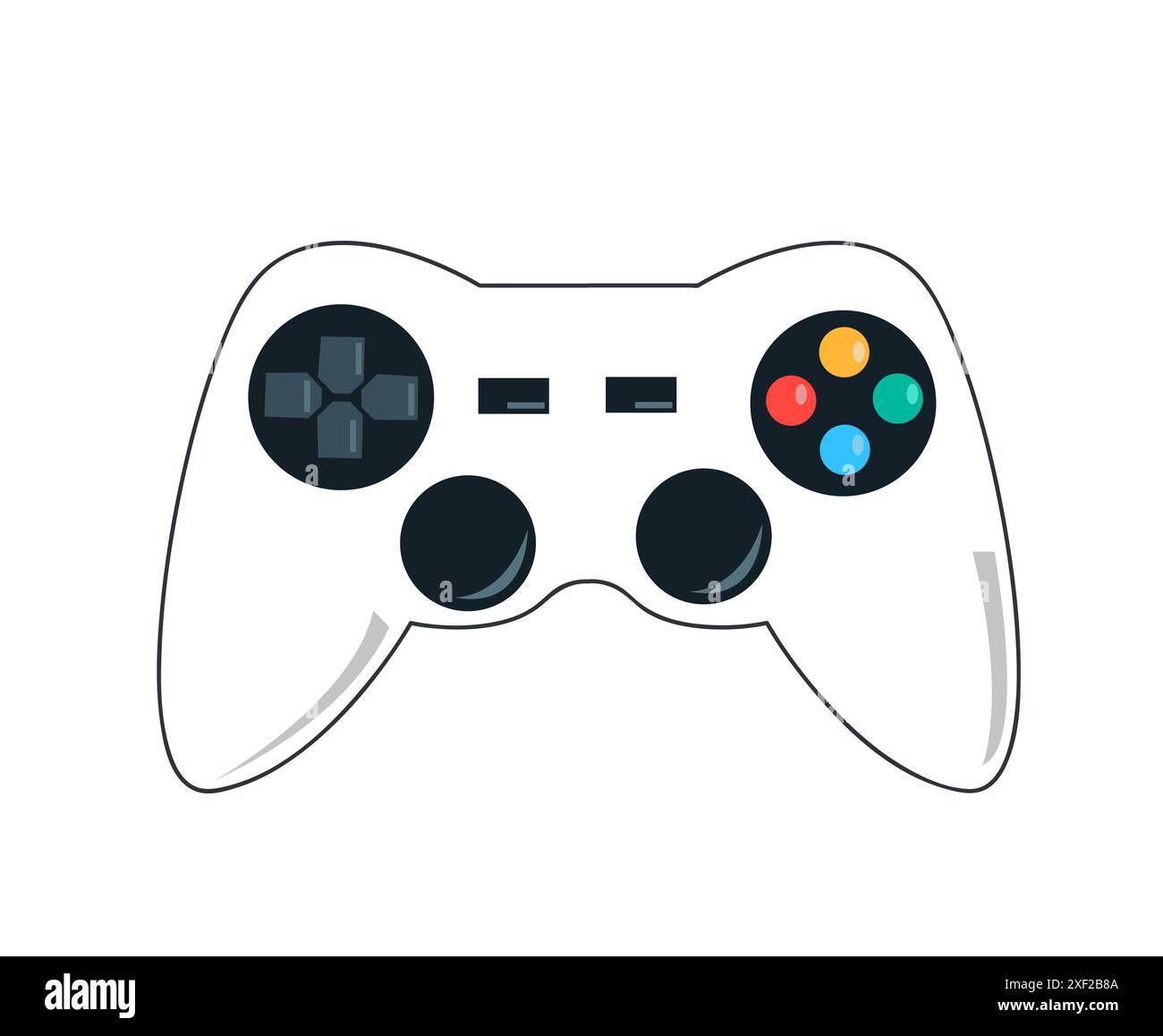 conception de l'illustration vectorielle du joystick Illustration de Vecteur