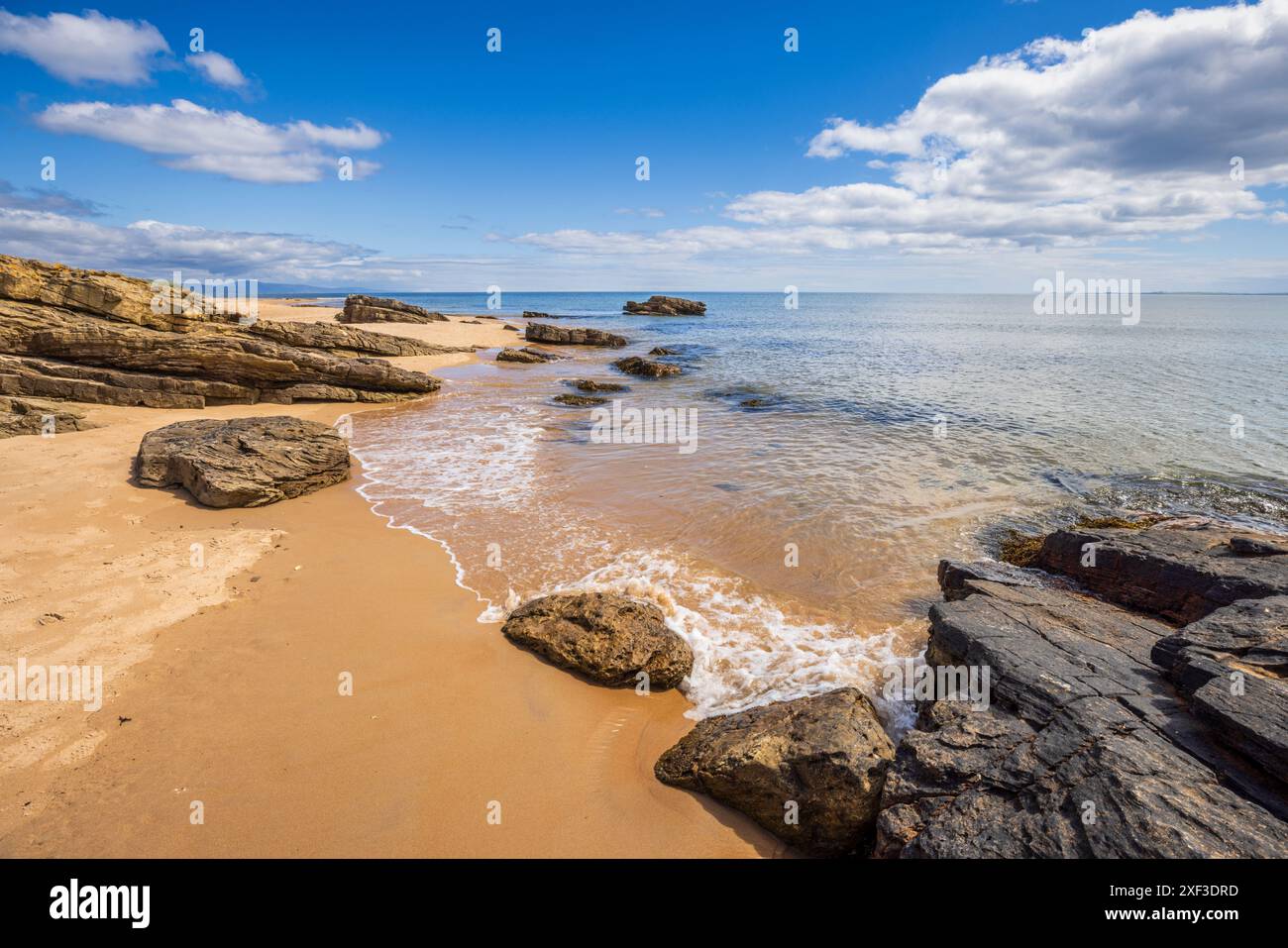Plage de Durnoch, Sutherland, Écosse Banque D'Images