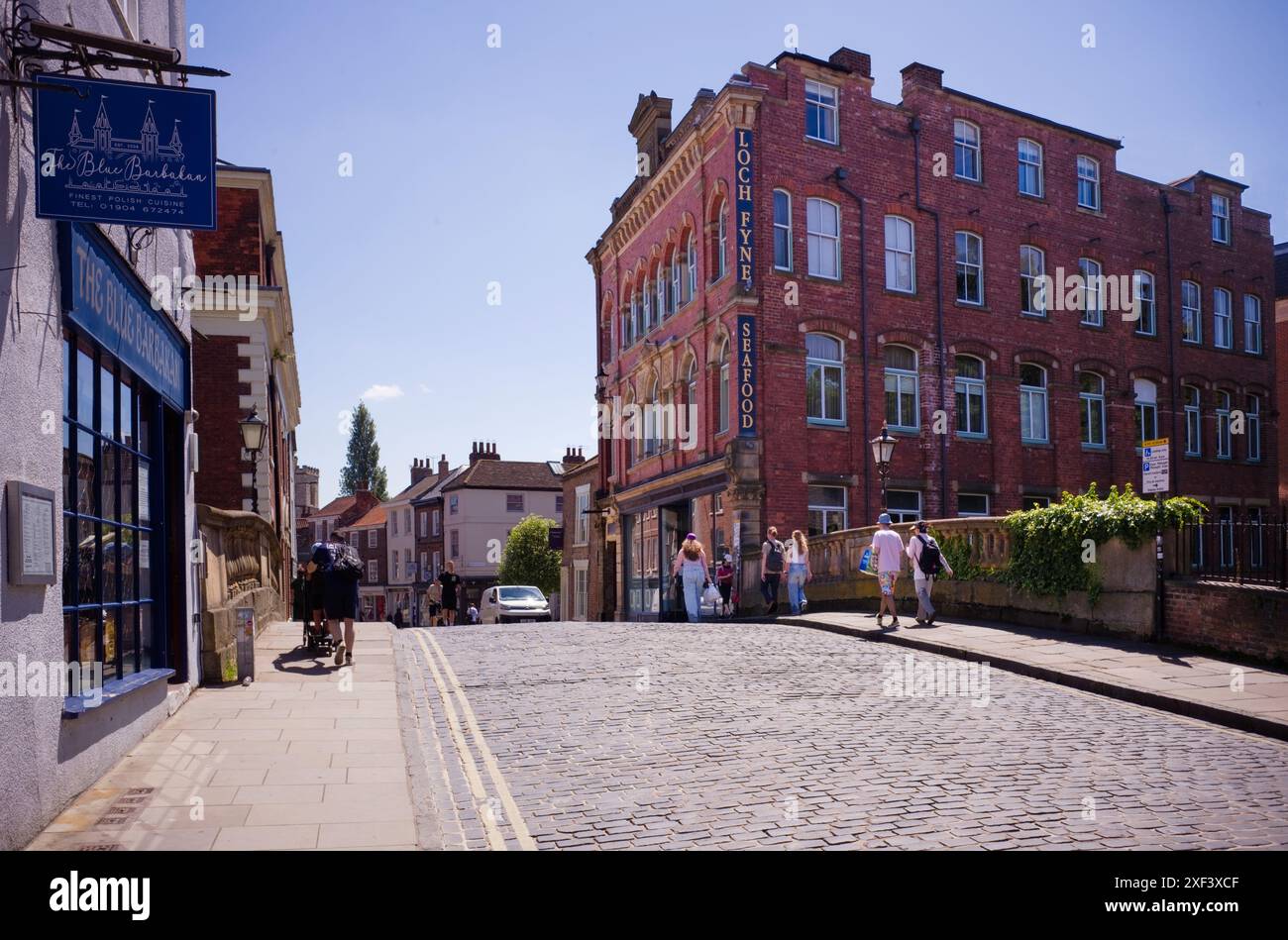 Ancien restaurant de fruits de mer du Loch Fyne sur Foss Bridge à York Banque D'Images