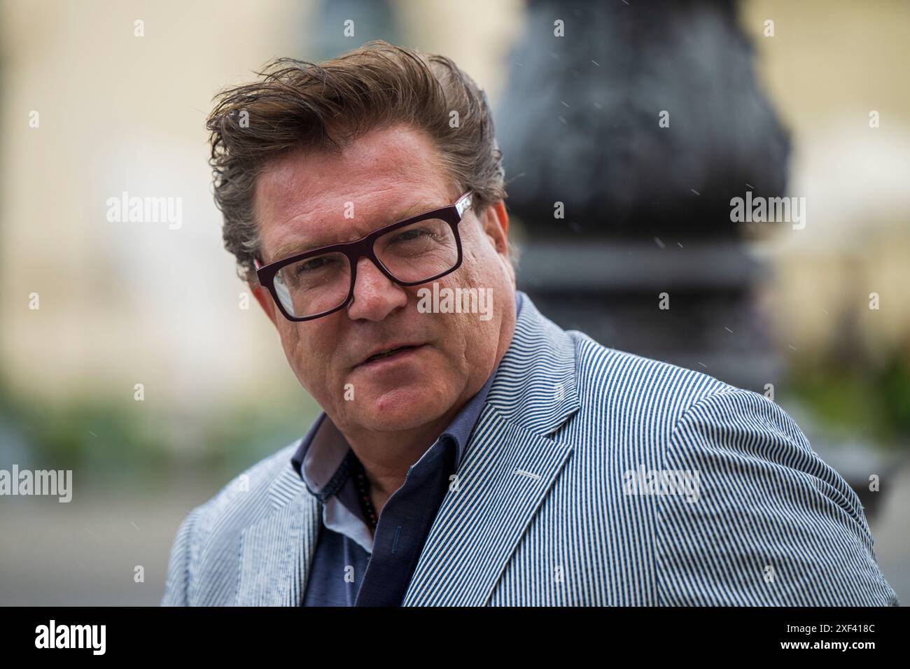 Munich, Allemagne. 01 juillet 2024. Francis Fulton-Smith au Summer Breeze dans le cadre du Festival du film de Munich. Crédit : Peter Kneffel/dpa/Alamy Live News Banque D'Images