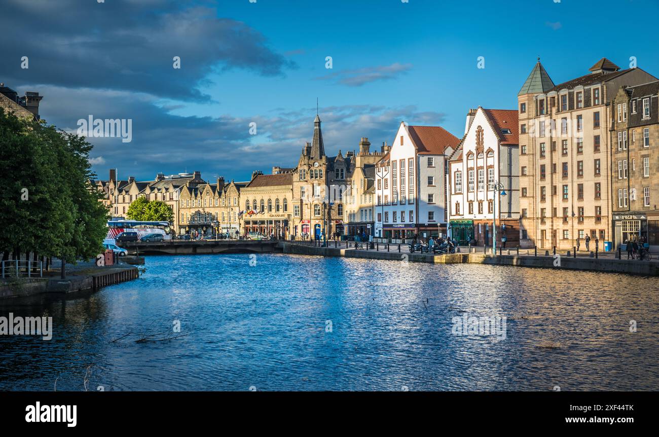 Géographie / voyage, Grande-Bretagne, Écosse, maisons sur l'eau de la rivière Leith à Leith, Édimbourg, ADDITIONAL-RIGHTS-LEARANCE-INFO-NOT-AVAILABLE Banque D'Images