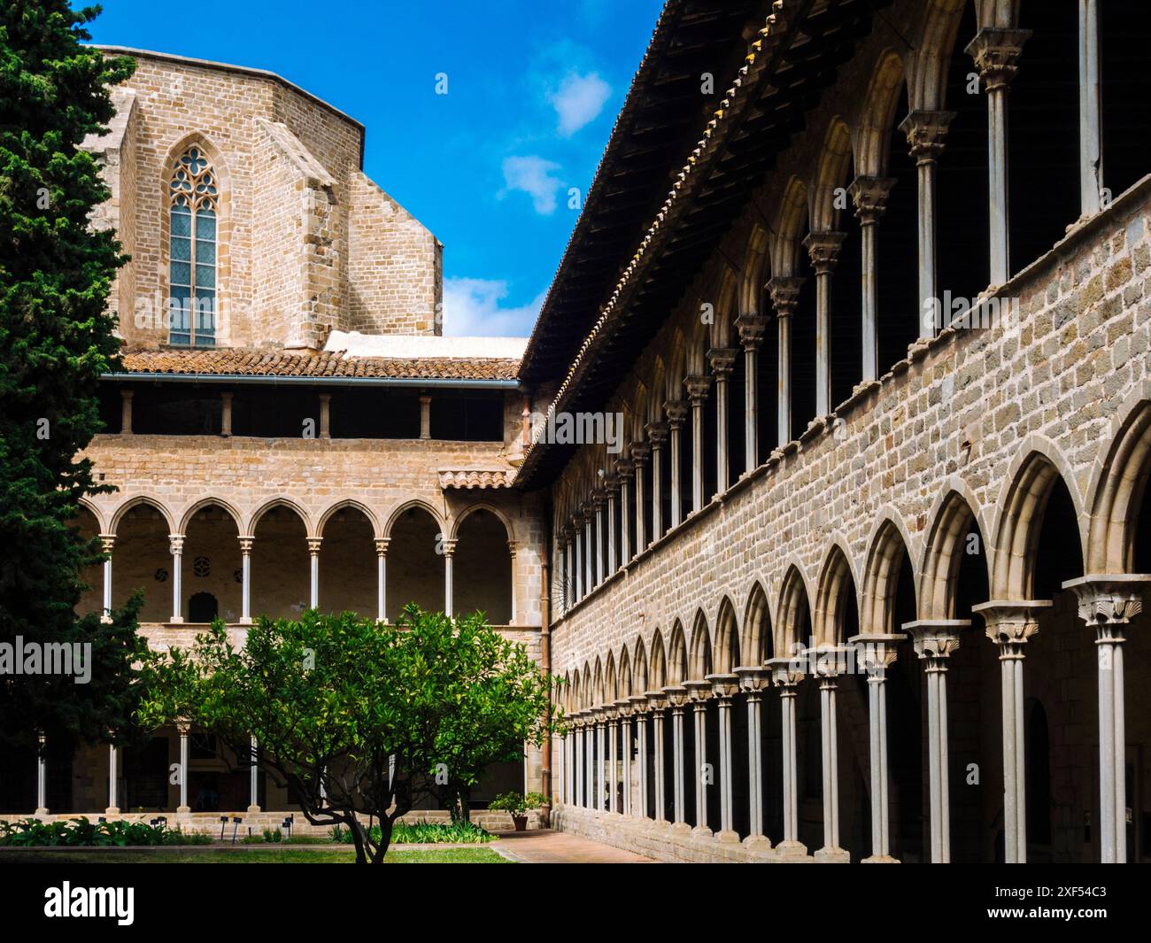 Le monastère de Pedralbes à Barcelone/Espagne Banque D'Images