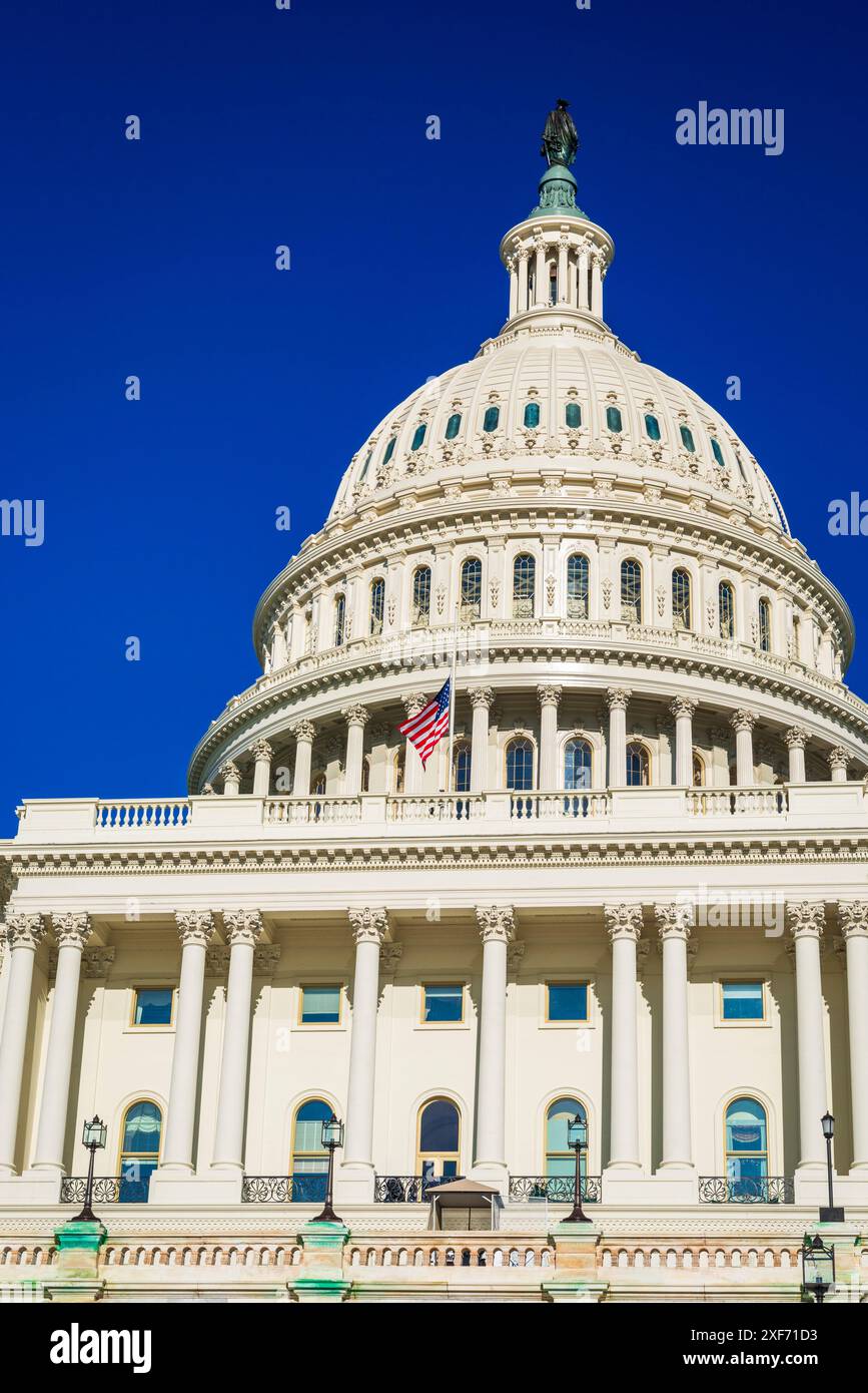 Le Capitole des États-Unis, Washington, D. C, ÉTATS-UNIS. Banque D'Images