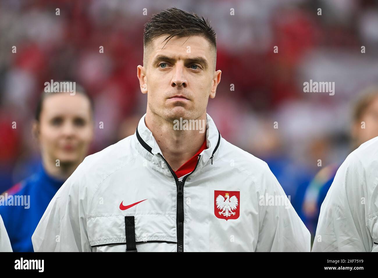 BERLIN, ALLEMAGNE - 21 JUIN 2024 : Euro 2024 Groupe d match Pologne vs Autriche 1:3. Krzysztof Piatek. Banque D'Images