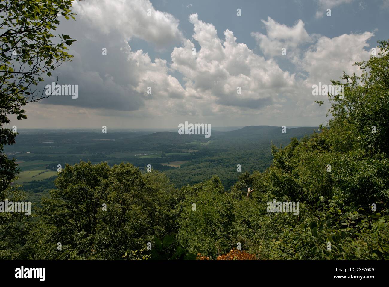 500 Steps Lookout : Appalachian Trail en Pennsylvanie Banque D'Images