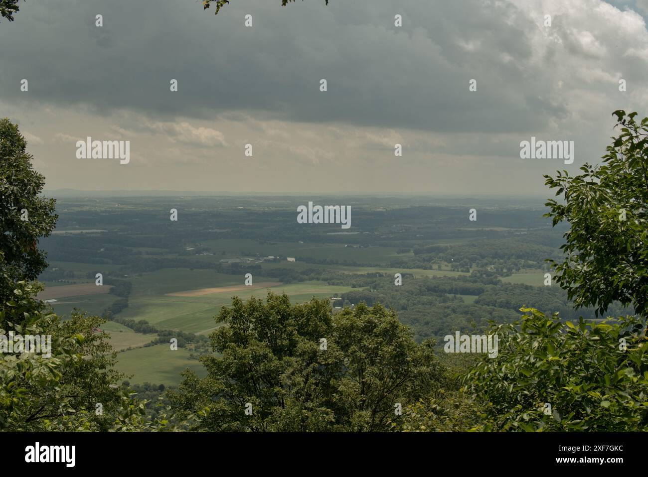 500 Steps Lookout : Appalachian Trail en Pennsylvanie Banque D'Images