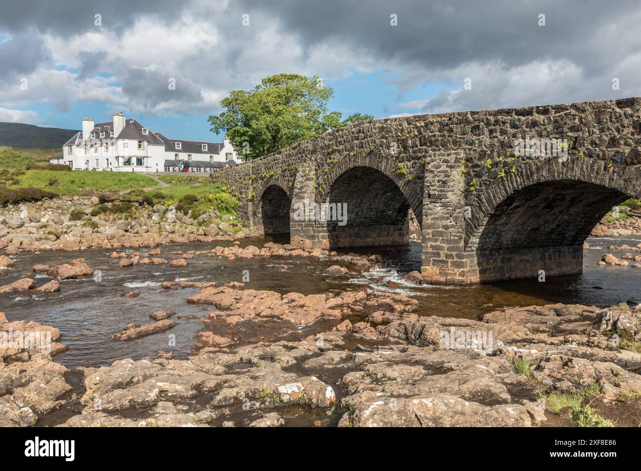Géographie / voyage, Grande-Bretagne, Écosse, Sligachan Old Bridge, Île de Skye, INFORMATIONS-AUTORISATION-DROITS-SUPPLÉMENTAIRES-NON-DISPONIBLES Banque D'Images