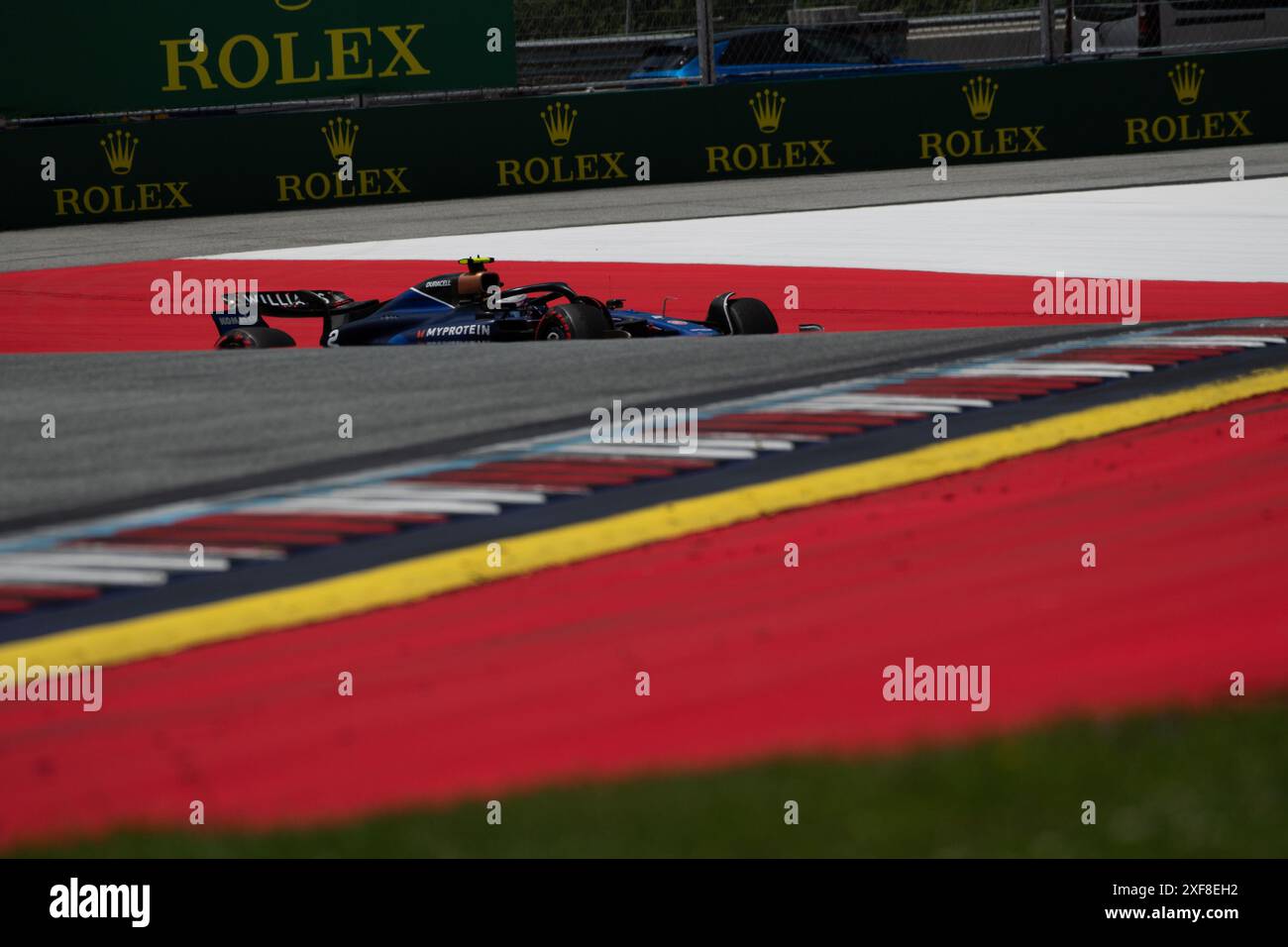 Spielberg/Autriche - 28 JUIN 2024, #2 Logan Sargeant (USA, Williams), essais libres au Red Bull Ring avant les qualifications pour la formule 1 Autriche 2024 Banque D'Images