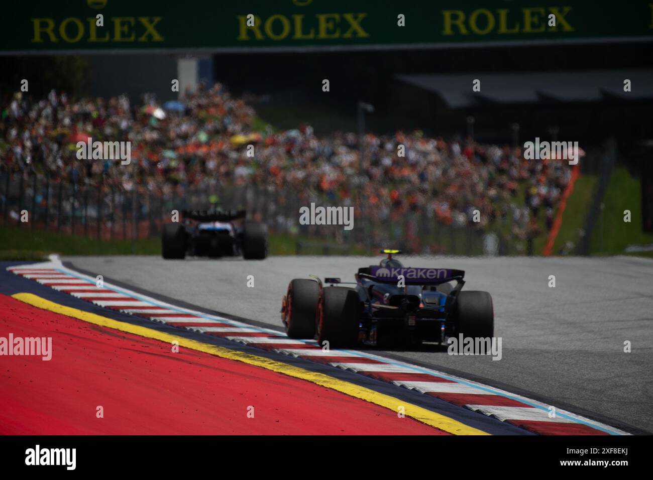Spielberg/Autriche - 28 JUIN 2024, #2 Logan Sargeant (USA, Williams), essais libres au Red Bull Ring avant les qualifications pour la formule 1 Autriche 2024 Banque D'Images