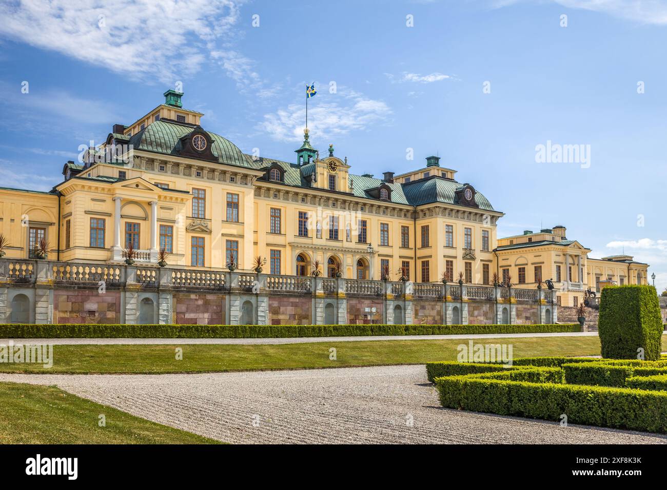 Géographie / voyage, Suède, Palais de Drottningholm près de Stockholm, Suède, ADDITIONAL-RIGHTS-LEARANCE-INFO-NOT-AVAILABLE Banque D'Images