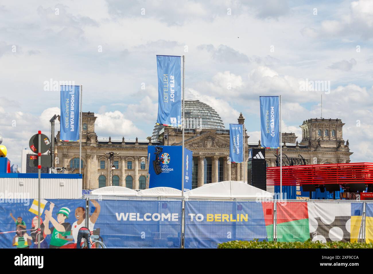 Euro 2024 Berlin Allemagne Banque D'Images